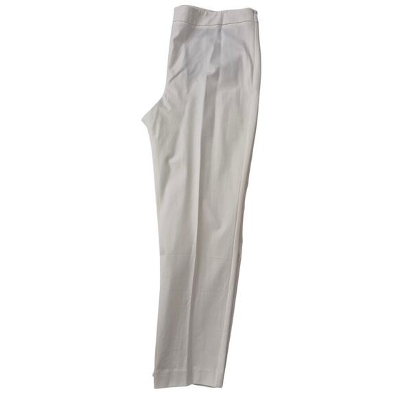 NWT Talbots Winter White Flat Front Cotton Blend Slacks Sz 16 - Picture 3 of 6
